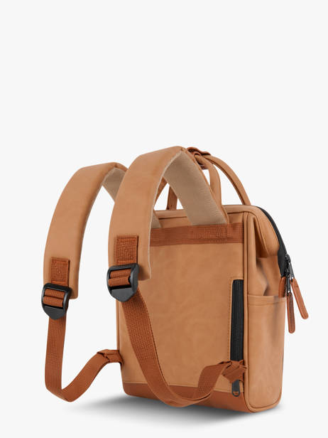 Rugzak 1 Compartiment Cabaia Bruin adventurer XS ander zicht 4